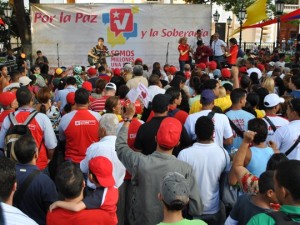 Los pesuvistas se concentraron en la Plaza Bolìvar de Caracas