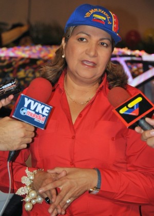 Yelitze Santaella, jefa de Comisión de Finanzas del PSUV